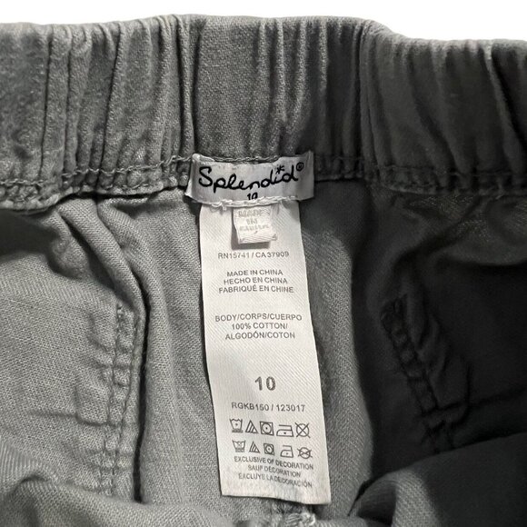 Splendid Sz 10 Grey Pull-On Shorts - Picture 4 of 4